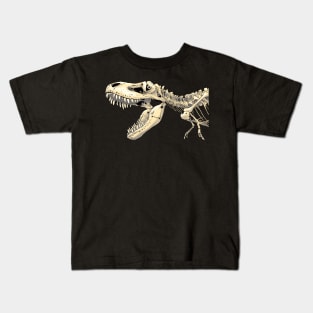 Dinosaur Tarbosaurus Skeleton Kids T-Shirt